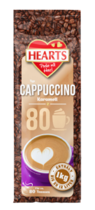 HEARTS Cappuccino Karamell 1k g Beutel, 80 Tassen
