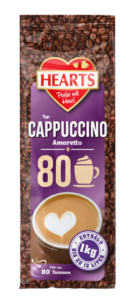 HEARTS Cappuccino Amaretto 1k g Beutel, 80 Tassen