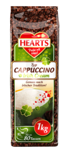 HEARTS, Cappuccino, Irish Cream, Instant, irischer Genuss